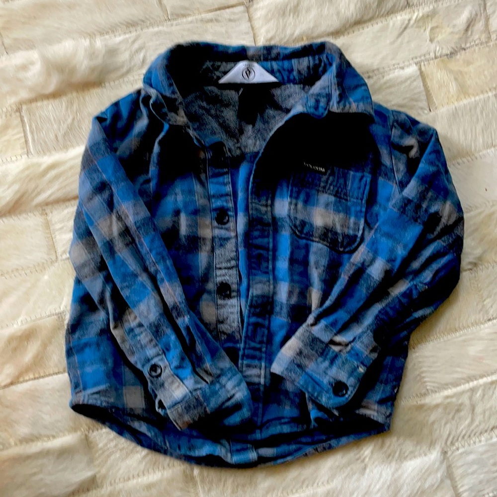 Toddler Volcom skater flannel